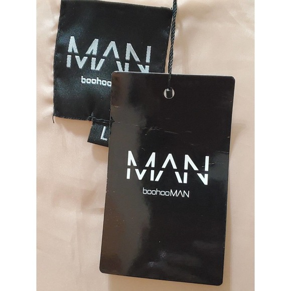 Boohoo Man Mens Beige Sleeveless Pockets Full Zipper Casual Vest Size Large - Picture 10 of 16